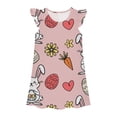 thumbnail image 1 of Shadoumai Girls Summer Dresses Size 14 Summer Sleeveless Easter's Day Cartoon Printed Casual Wear Party Dance Skirt Baby Sets Fornewborn Girls, 1 of 2