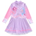 thumbnail image 1 of Shadoumai Girls Swimsuit One Piece Size 12-14 Front Criss Cross Girls Tankini Swimsuit Quick Dry & Stretchy Cute Printed Ruffle Bathing Suit Modest Swimwear Stretch Strap, 1 of 3
