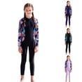 thumbnail image 1 of Shadoumai Girls Swimsuit Size 6 Rash Guard Girls' Swimwear Bikini Adjustable Straps Tankini 2 Pieces Cut Out Girls Bathing Suits Size 14-16, 1 of 5