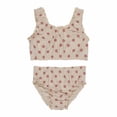 thumbnail image 1 of Shadoumai Girls Swimsuit Size 8 Cute Ruffle Modest Bikini Adjustable Straps Tankini Set 2-Piece Ribbed Girls Bathing Suits Size 14-16, 1 of 3