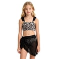 thumbnail image 1 of Shadoumai Girls Swimsuit Solid Color Cutout Bikini Sets Adjustable Straps Two Piece Bathing Suit Swimwear with Chest Pad 7-16Y, 1 of 5