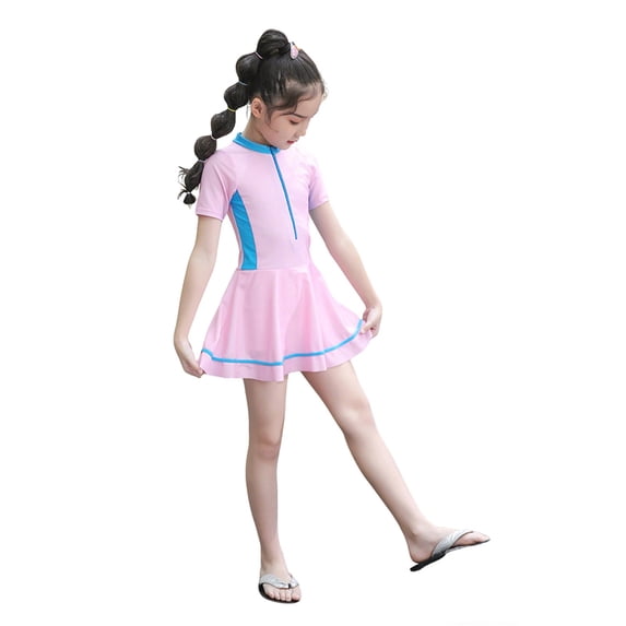 Shadoumai Girls Swimsuit Swimwear For Kids Teen Girls Student Bathing With
