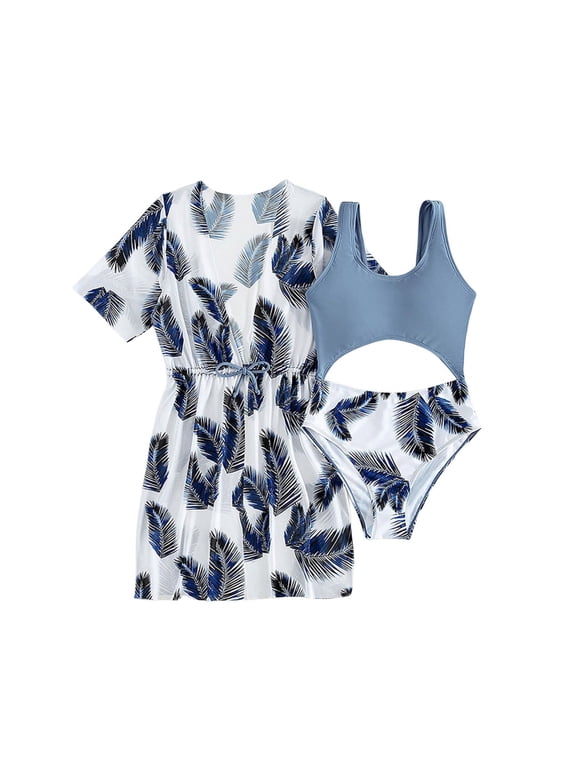 Girls Swimsuits Tankini Set with Shorts Criss Cross Bathing Suits Tween Juniors Girl Two Piece Swimwear
