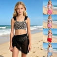 thumbnail image 1 of Shadoumai Girls Tankini Swimsuits Cutout Bikini Sets for Teen Girls Adjustable Straps Tankini for Girls 2 Pieces Cute Ruffle Girls Dress Up Clothes, 1 of 5