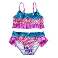 thumbnail image 1 of Shadoumai Girls Tankini Swimsuits Size 10 Cutout Bikini Spaghetti Strap Tankini with Shorts Two Piece Girls Bathing Suits Size 7-8 Tropical Printed Swimwear with Cover Up Pants, 1 of 6