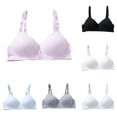 thumbnail image 1 of Shadoumai Girls Training Bras Wireless Bras for Girl 10-12,12-14,14-16,16-18 Lightly Fixed Padded Girls Bra for ,Bras for Girls 10-12 With Pads, 1 of 4