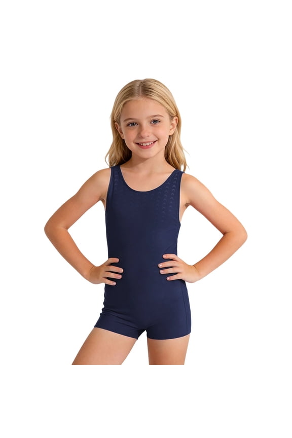 Girls UPF Sun Swimsuit Comfortable Bathing Suit For Kids Youth Swimwear