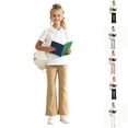 thumbnail image 1 of Shadoumai Girls Wide Leg Sweatpants Drawstring Elastic Waist Pants Baggy Sweat Pants Girl Joggers Pant with Pockets,15-16 Years, 1 of 9