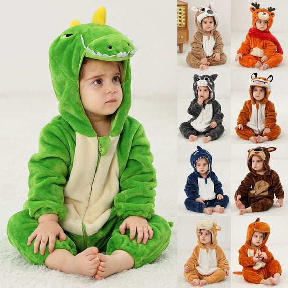 Shadoumai Halloween Cartoon Jumpsuit toddler Boys Girls Long Sleeve Soft Children Daily Clothing Cartoon Print Jumpsuit