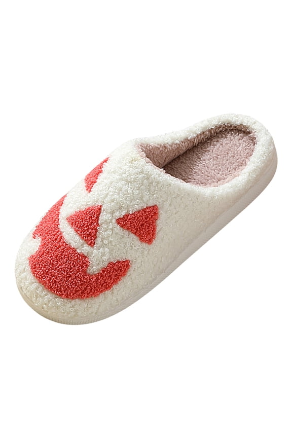 Halloween Christmas Slippers Holiday Slipper House Shoes Home Slipper for Women Fuzzy Outdoor Indoor Bedroom Slippers