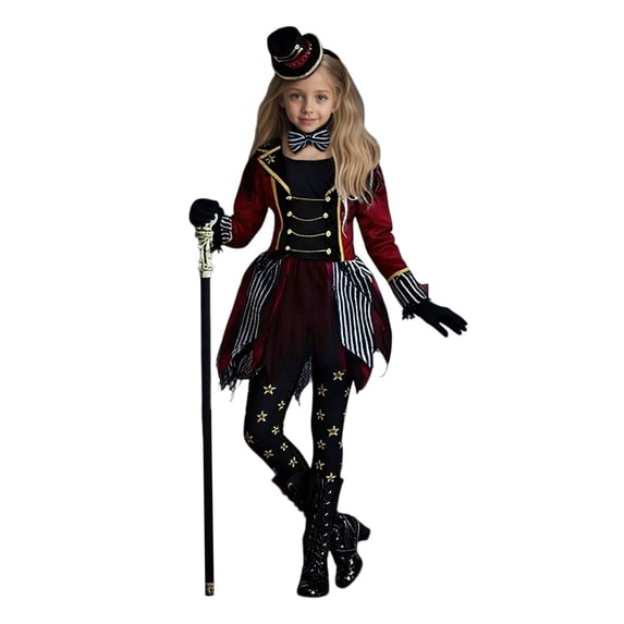 Shadoumai Halloween Dresses for Toddler Girls,Girls Halloween Elegant Court Style Party Performance Outfit With Festive Dress,Toddler Girl Dresses