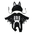 thumbnail image 1 of Shadoumai Halloween Jumpsuit Toddler Girls Winter Long Sleeve Printed Outwear With Matching Hat For Children, Daily Outdoor Clothes Jumpsuit, 1 of 5