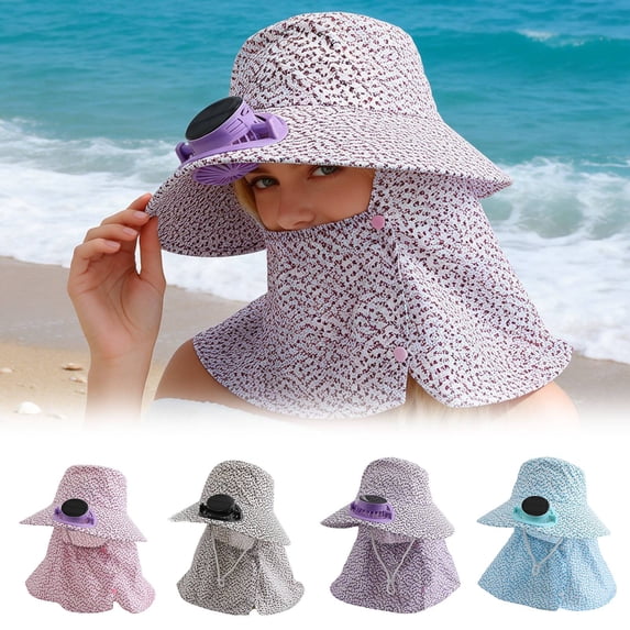 Shadoumai Hat with Fan Unisex USB and Solar Powered Fishing Brim Ventilador Wide Sunhat Outdoor Cooling Hats Hot Weather