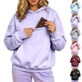 thumbnail image 1 of Shadoumai Hoodie With Cat Pouch Zippered Pocket Front For Small Item Or Puppy Kitten 2026 Fall Snack Hoodies, 1 of 6
