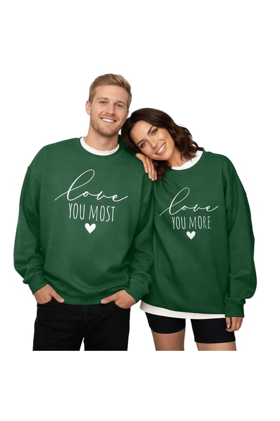All I Need For Valentines His and Hers Sweatshirts For Couples, Valentine's Day Matching Sweatshirts For Bf Gf, Couples Sweatshirts, His and Her Sweaters for Couples Set