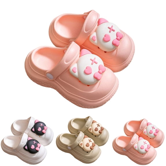 Shadoumai Kids Cute Clogs Garden Shoes Toddler Boys Girls Non- Soft EVA Slides Slippers Indoor Outdoor Waterproof Children Water Shower Beach Pool Sandals