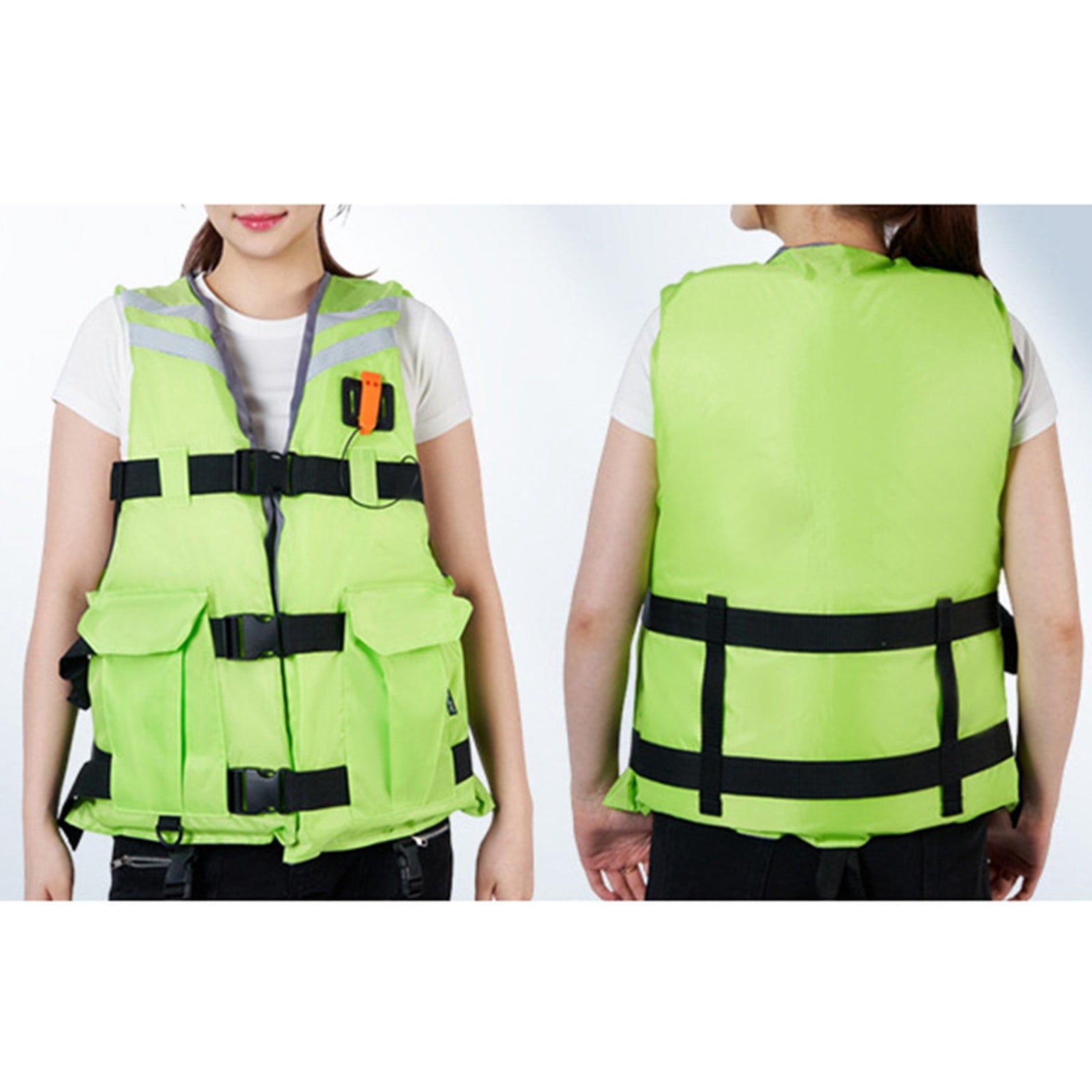 Shadoumai Kids Life Jacket 40-60 Lbs Adjustable Fit Epe Foam Youth ...