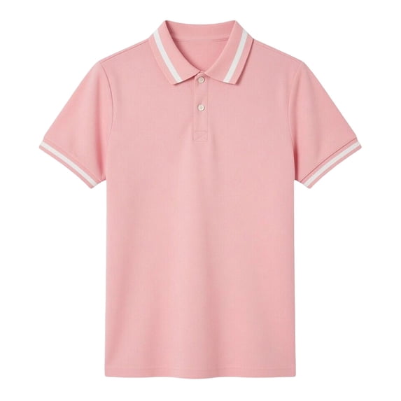 Shadoumai Kids Polo Shirts Boys 7-8 Button Down Shirt Letter Print Short Sleeve Loose Comfortable Preppy Tops Summer Clothes With Pocket