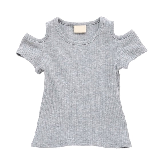 Shadoumai Kids Shirts Girls 12-14 Letter Graphic Print Round Neck Shirt Short Sleeve Tee for Toddler Fashion Tee Shirt Toddler Girl Clothes