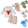 thumbnail image 1 of Shadoumai Kids Swimwear Set UPF 50+, Long Sleeve Zip Rash Guard & Pants, High Visibility, No Front Seam,Kids Swimsuits Boys,Kids Bathing Suits Boys, 1 of 6