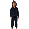 thumbnail image 1 of Shadoumai Kids Velvet Tracksuit Warm Lined Two Piece Hoodie And Jogger Set For Fall Winter Seasons, 1 of 4
