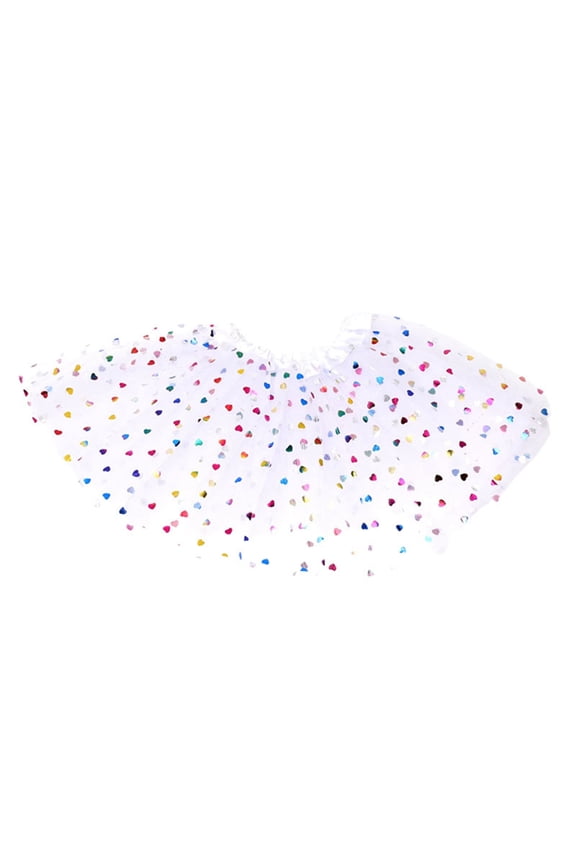 Layered Sequin Ballet Tutu Skirt for Girls Sparkly Dancewear and Party Dress