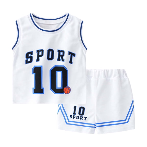 Shadoumai Little Boy Outfits Size 4t Dinosaur Train Crewneck Short Sleeve Tops and Shorts Set Loose Fit 2 Piece Basketball Performance Tank Shirt Top and Mesh Kids 2pcs Summer Outfits Set