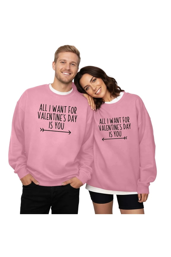 Love You More Most His and Hers Sweatshirts For Couples, Valentine's Day Matching Sweatshirts For Bf Gf, Cute Couples Sweatshirts, His and Her Sweaters for Couples Set