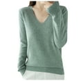 thumbnail image 1 of Shadoumai Merino Wool Shirt Women Long Sleeve Crew Neck Travel Hiking Tee Merino Wool Base Layer Sweater Pullover Tops, 1 of 3
