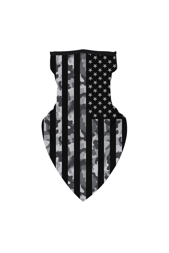 Neck Gaiter Face Mask Bandanas for Men Women UV Face Scarf Cover Ear Loop Hole Facemask for Fishing Running Cycling