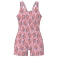thumbnail image 1 of Shadoumai One Piece Swimsuit for Girls 7-8 Bow Design Girls Swimwear Tankini Quick Dry & Stretchy Cute Floral Print Ruffle Bathing Suit Stripe Double Straps Beach Swimwear, 1 of 4