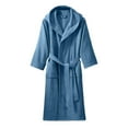thumbnail image 1 of Shadoumai Plus Size Robe for Women Waffle Knit Bathrobe Short Lightweight Kimono Robes with Pockets Maternity Robe S-XXL, 1 of 3
