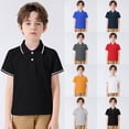 thumbnail image 1 of Shadoumai Polo Shirts for Boys Size 8 Button Closure Cartoon Print Short Sleeve Pocket Shirts Cute Summer Trendy Tops Boys' Tops, Tees & Shirts, 1 of 7