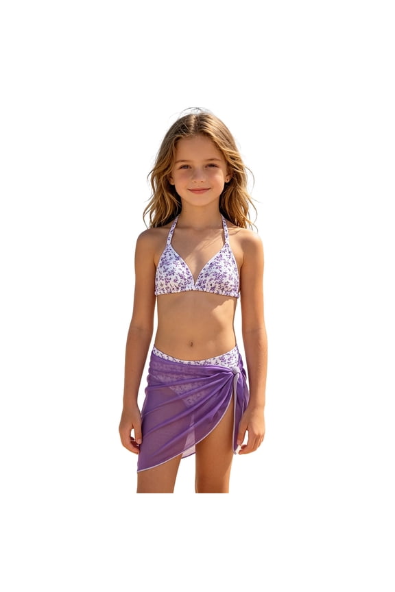 Ruffle Butts Girls Swimsuits Ruffle Bikini Adjustable Straps Girls Tankini Swimsuit 3pcs Cutout Girls Bathing Suit&nbsp;size 12