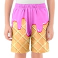 thumbnail image 1 of Shadoumai Short Pants for Boys Animal Print Elastic Waistband Cotton School Sport Shorts Fashionable Sports Shorts Shorts for Summer Kids, 1 of 4