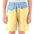 thumbnail image 1 of Shadoumai Shorts for Boys 6/7 Cartoon Print Elastic Waistband Cotton School Sport Shorts Comfortable Athletic Shorts Shorts for Summer Kids, 1 of 4