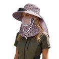 thumbnail image 1 of Shadoumai Solar Panel Powered Fan Built in Wide Brim Outdoor Fishing Hat USB Charging Men Ultralight Sun Bucket Mission Cooling Cap, 1 of 6