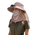 thumbnail image 1 of Shadoumai Solar Panel Powered Fan Built in Wide Brim Outdoor Fishing Hat USB Charging Men Ultralight Sun Bucket Mission Cooling Cap, 1 of 4