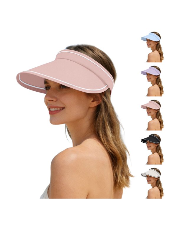 Sun Hats for Women UPF 50+ UV Protection Wide Brim Travel Fedora Summer Beach Vacation Sunhat