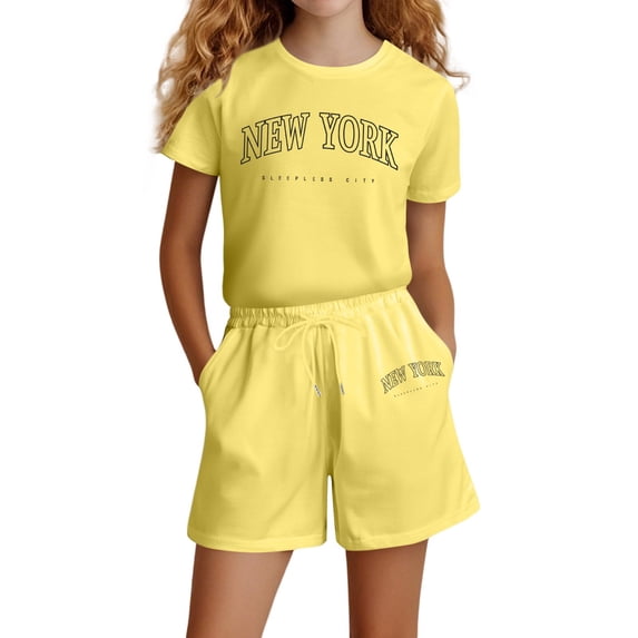 Shadoumai Toddler Baby Girl Clothes Size 3 Letter Print Tops and Shorts with Pockets Trendy Hoodie Pullover Tops Sweatshirt Pants