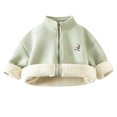 thumbnail image 1 of Shadoumai Toddler Boy Girl Polar Fleece Warm Jacket Full Zip Lightweight Jacket Thick Coat Sweatshirt Fall Winter Outwear, 1 of 3