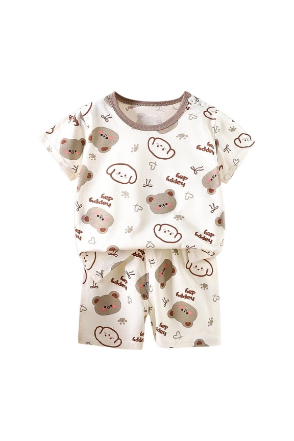 Toddler Boy Sets 3t Letters Printed Crewneck Short Sleeved T Shirt Set Comfy 2 Piece Basketball Performance Tank Top and Mesh Shorts Set Summer Boy 2 Piece Outfits