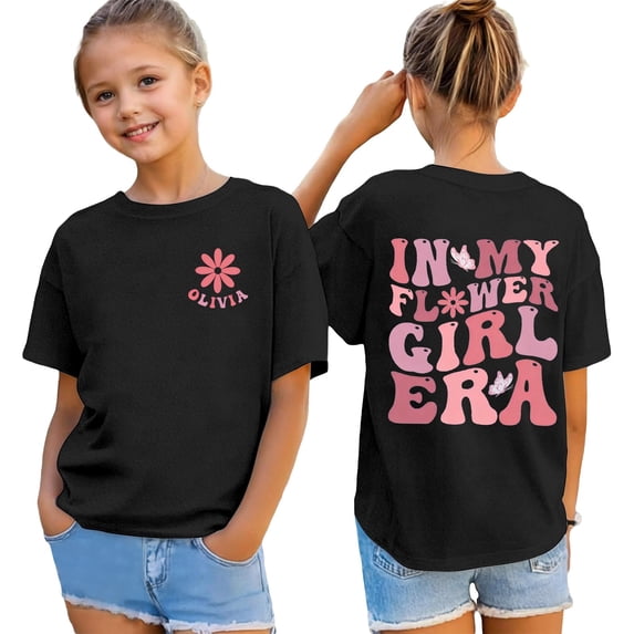 Shadoumai Toddler Girl Tops 3t Graphic T-Shirts Cowl Neck Shirt Short Sleeve Tee for Toddler Active Fit Basic Shirts Girls Summer Tops T-Shirts