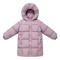 thumbnail image 1 of Shadoumai Toddler Girls Winter Coat Jacket Outwear Clothes Warm Overcoat Snowsuit Puffer Parka Lined Hood Kids, 1 of 4