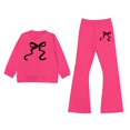 thumbnail image 1 of Shadoumai Tween Girl Clothes 2 Piece Outfit Summer Long Sleeve Top + Jogger Pants Spring Fall Clothing Set Size 7-14 Years, 1 of 5