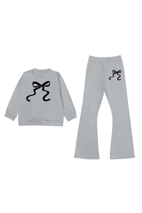 Tween Girl Clothes 2 Piece Outfit Summer Long Sleeve Top + Jogger Pants Spring Fall Clothing Set Size 7-14 Years