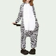 thumbnail image 1 of Shadoumai Unisex Adult Homewear Animal Pajamas Christmas Flannel One-pieces Pajamas Outfits, 1 of 3