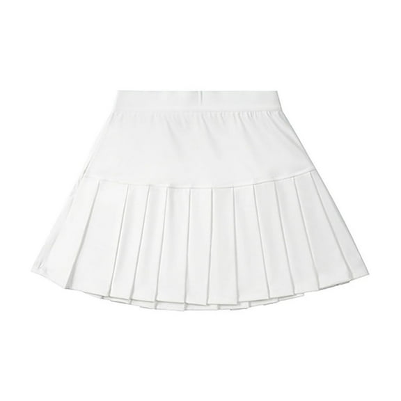 Shadoumai Versatile Girls Athletic Pleated Skort with Built-In Shorts for Play and Casual Wear