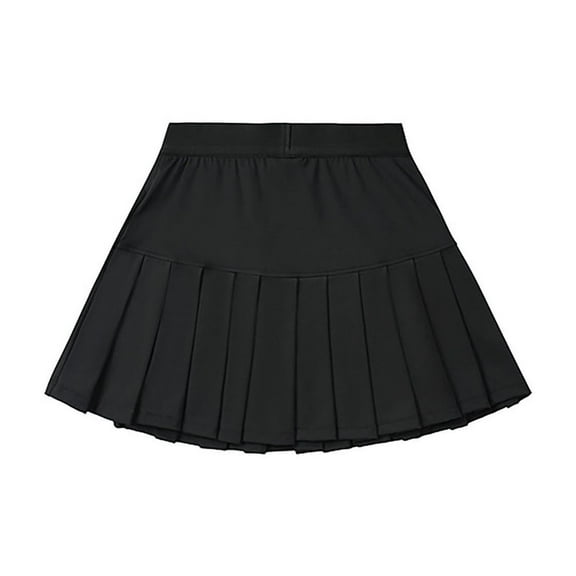 Shadoumai Versatile Girls Athletic Pleated Skort with Built-In Shorts for Play and Casual Wear