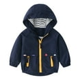thumbnail image 1 of Shadoumai Winter Jacket Toddler Boy 3t Full-Zip Hoodies Cute Print Drop Shoulder Fleece Lightweight Water-Resistant Spring Autumn Hoodies Coat for Kids, 1 of 8